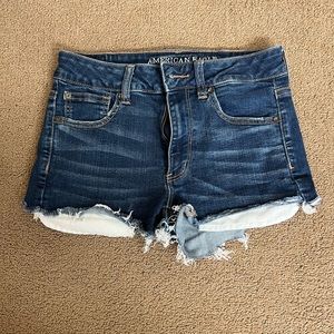 American eagle jean short shorts